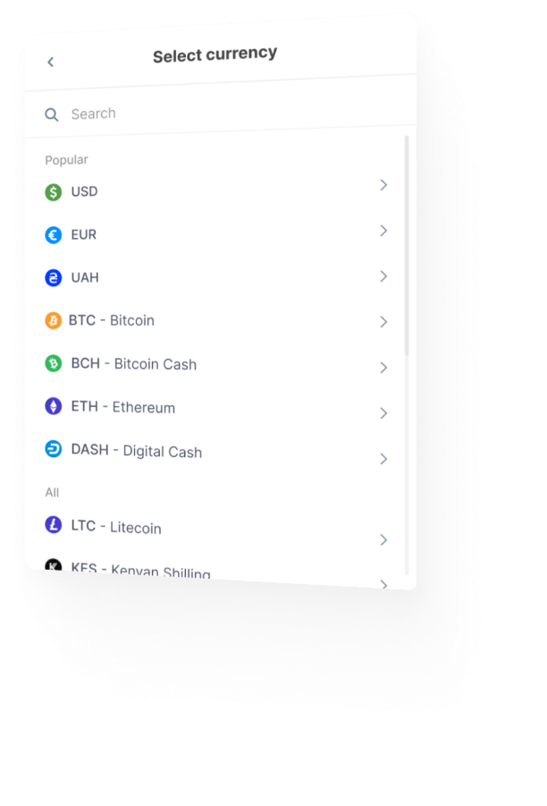 widget crypto